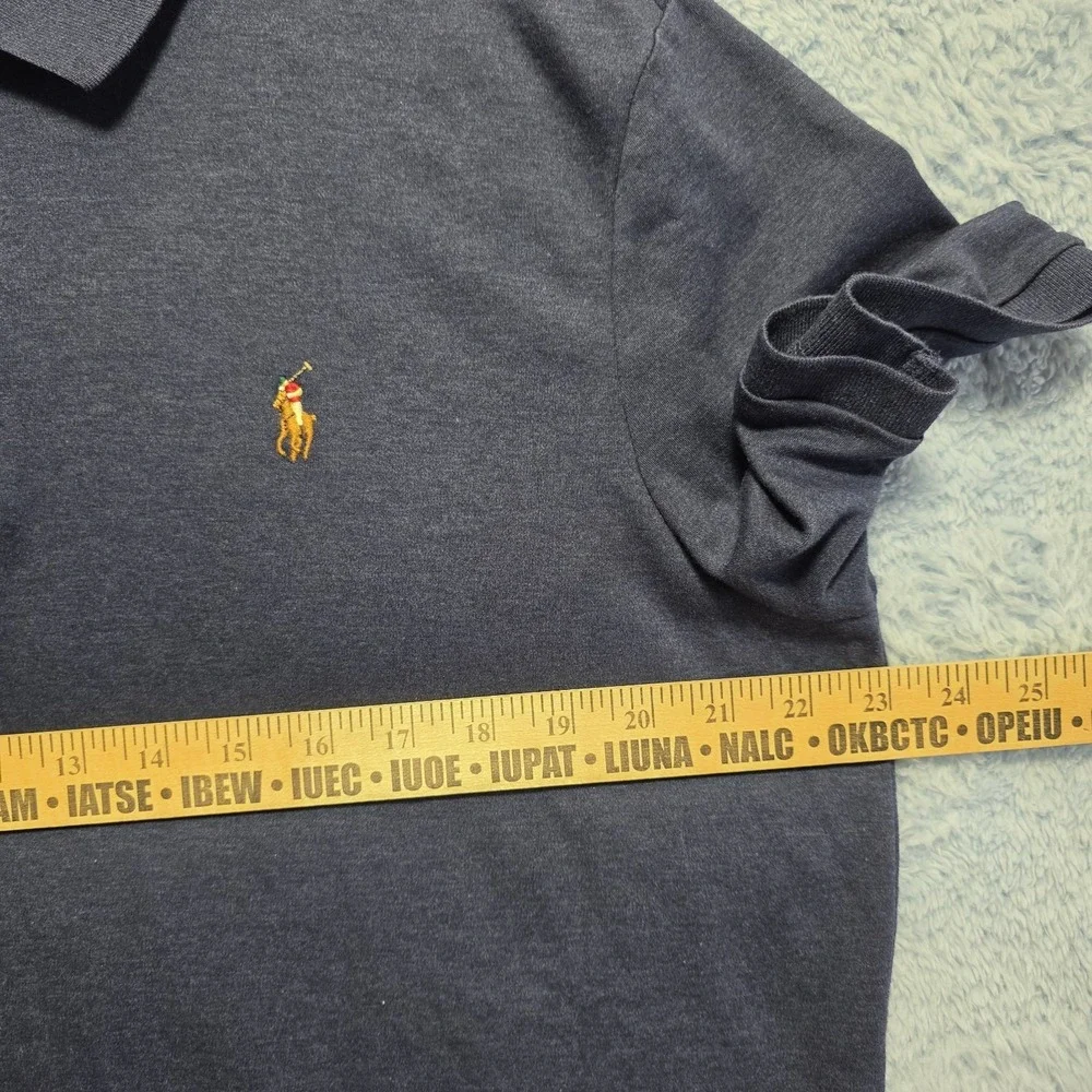 Polo Ralph Lauren Men's Classic Fit Polo Golf Short Sleeve Shirt‎  L Navy Blue